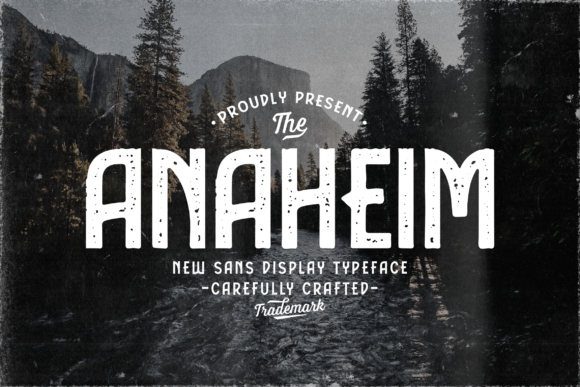 Anaheim: A Display Font That Anchors Campaign Visuals