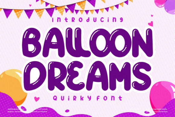 Ballon Dreams: A Playful Display Font That Delivers in Real Campaigns
