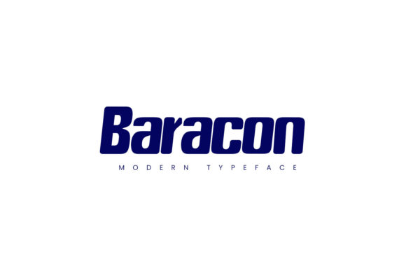 Baracon: A Futuristic Display Font That Commands Attention