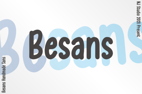 Besans Display Font for Handmade Creators