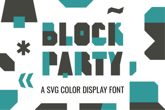 Block Party: A Bold Display Font That Commands Attention