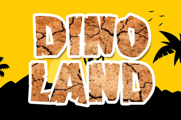 Dino Land: A Bold Display Font for Campaign Headlines That Pop