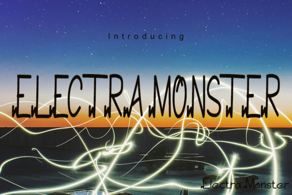 Electramonster: A Display Font That Makes Your Brand Instantly Memorable