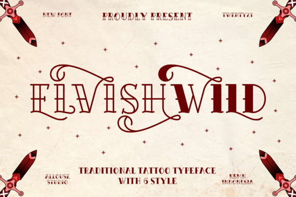 Elvishwild: A Display Font That Makes Your Headlines Instantly Recognizable