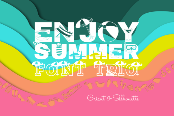 Enjoy Summer Trio: A Display Font That Makes Campaigns Instantly Recognizable