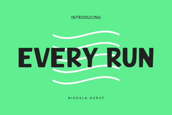 Every Run: A Display Font That Moves Your Editorial Design Forward