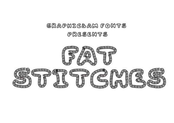 Fat Stitches: A Playful Display Font with Editorial Warmth