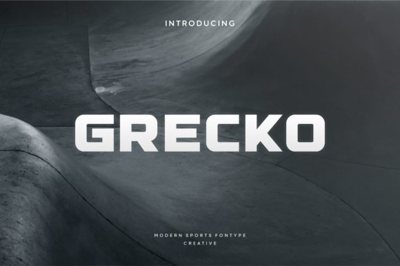 Grecko: A Bold Display Font That Anchors Your Digital Brand