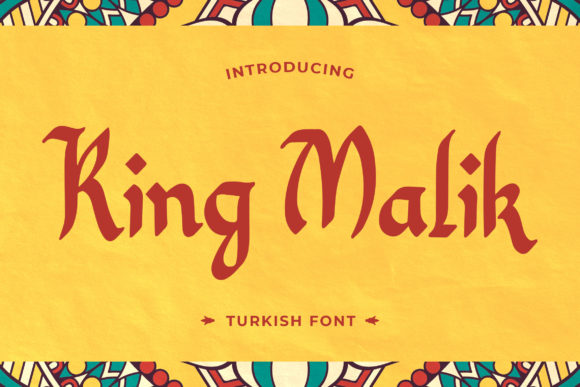 King Malik: A Bold Turkish Display Font for Digital Branding