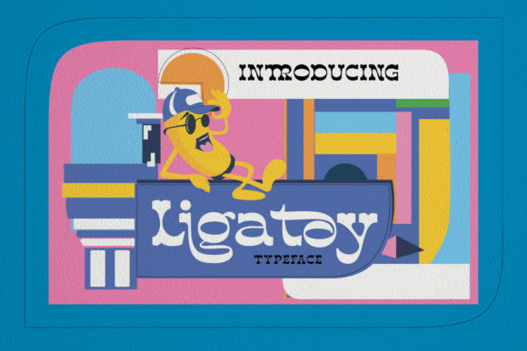 Ligatoy: A Display Font That Feels Like a Deep Breath