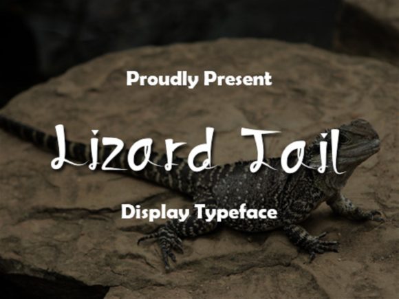Lizard Tail: A Display Font That Feels Like a Thoughtful Pause