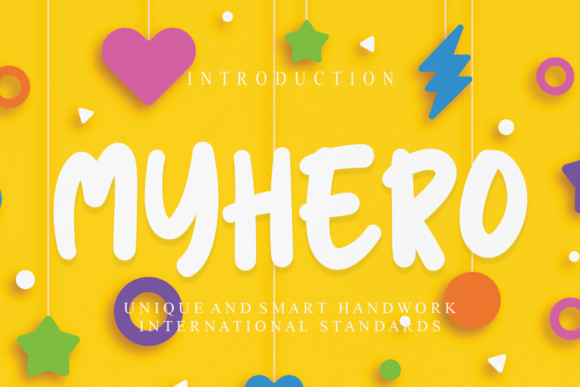 Myhero: A Playful Display Font That Feels Like a Smile