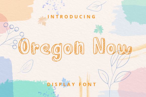 Oregon Now: A Friendly Display Font for Campaign Headlines