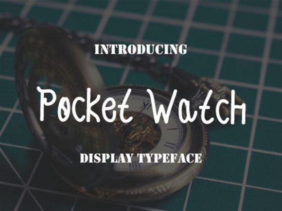 Pocket Watch: A Quirky Display Font That Delivers Personality