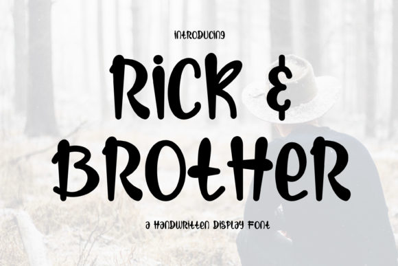 Rick Brother: A Playful Display Font for Handmade Charm