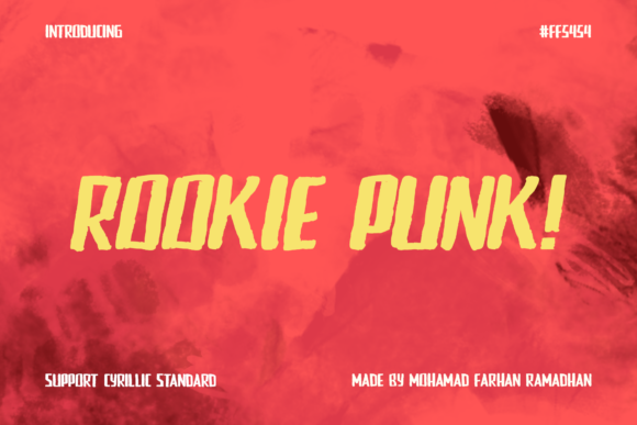 Rookie Punk: A Bold Display Font for Digital Brand Impact