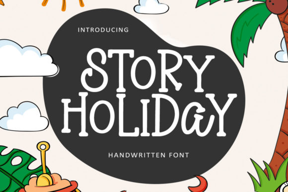 Story Holiday: A Playful Display Font for Editorial Charm