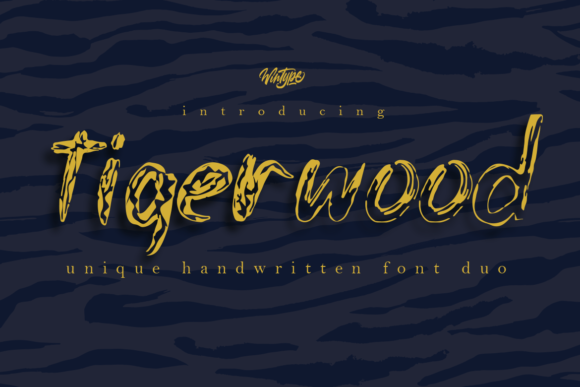 Tigerwood: A Distinctive Display Font for Editorial Design